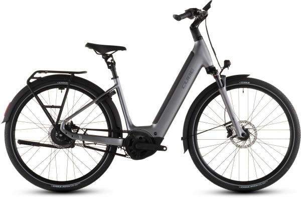 Cube Supreme Hybrid Deluxe Pro 600 quicksilver'n'grey Gr&ouml;&szlig;e: Easy Entry 42 cm