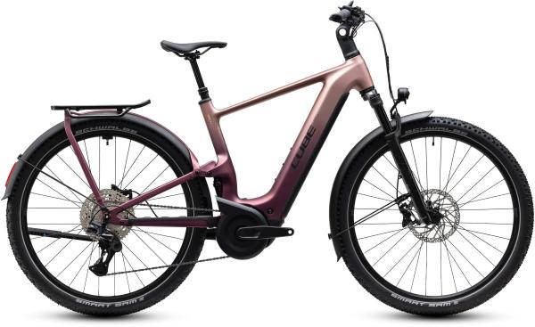 Cube Nuride Hybrid ONE11 HPC SLX 800 mauve'n'black Gr&ouml;&szlig;e: 54 cm