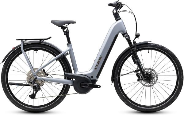 Cube Kathmandu Hybrid EXC 800 slategrey'n'chrome Gr&ouml;&szlig;e: Easy Entry 54 cm