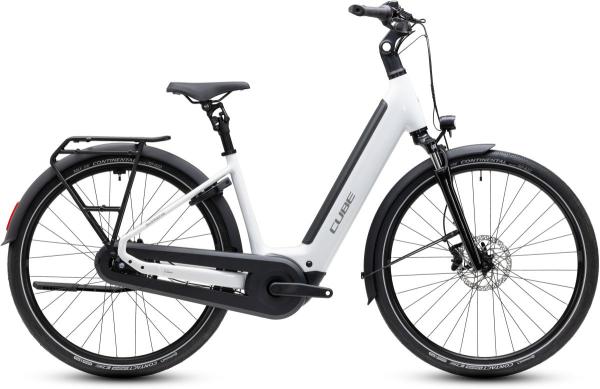 Cube Supreme RT Hybrid Comfort EX 600 metallicwhite'n'reflex Gr&ouml;&szlig;e: Easy Entry 58 cm