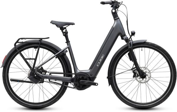 Cube Supreme Hybrid Deluxe SLT 600 slabgrey'n'chrome Gr&ouml;&szlig;e: Easy Entry 58 cm