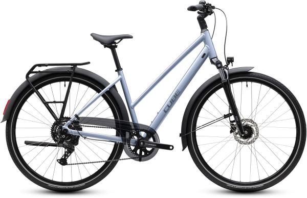 Cube Touring ONE silverblue'n'reflex Gr&ouml;&szlig;e: Trapeze 50 cm