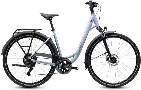 Cube Touring ONE silverblue'n'reflex Gr&ouml;&szlig;e: Easy Entry 54 cm