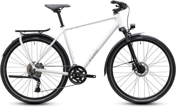 Cube Kathmandu Pro metallicwhite'n'chrome Gr&ouml;&szlig;e: 58 cm